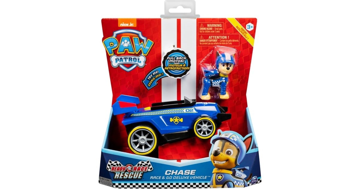 Spin MasterPaw Patrol - Race & Go luxe voertuig van Ready Race Rescue Speelgoedvoertuig  (Chase met geluiden)