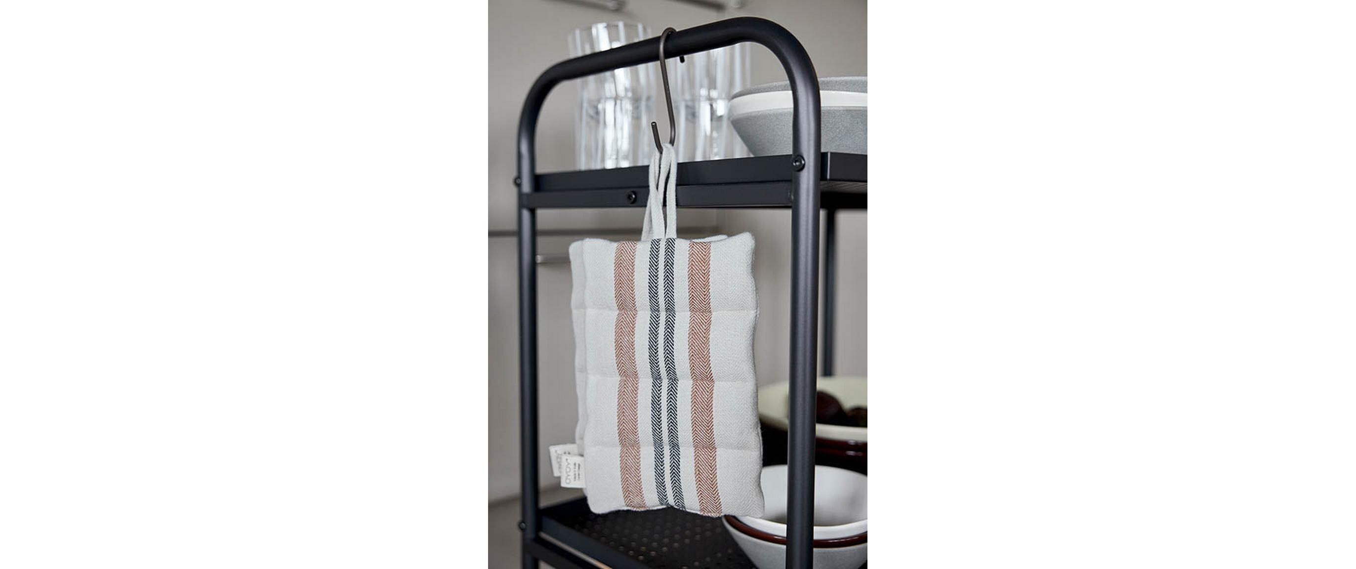 Topflappen Linu 2 Stück, Beige/Caramel/GrauSchutzlappen zum Kochen oder Backen
