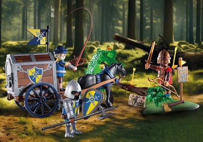 Playmobil 71484 Novelmore Byggesett Transportran