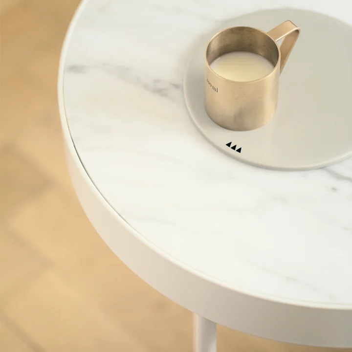 Ferm Living - Marble Table gross, schwarz