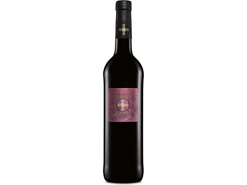 Senza Parole Negroamaro di Puglia IGT 0.75 l Rubinroter Wein aus Italien