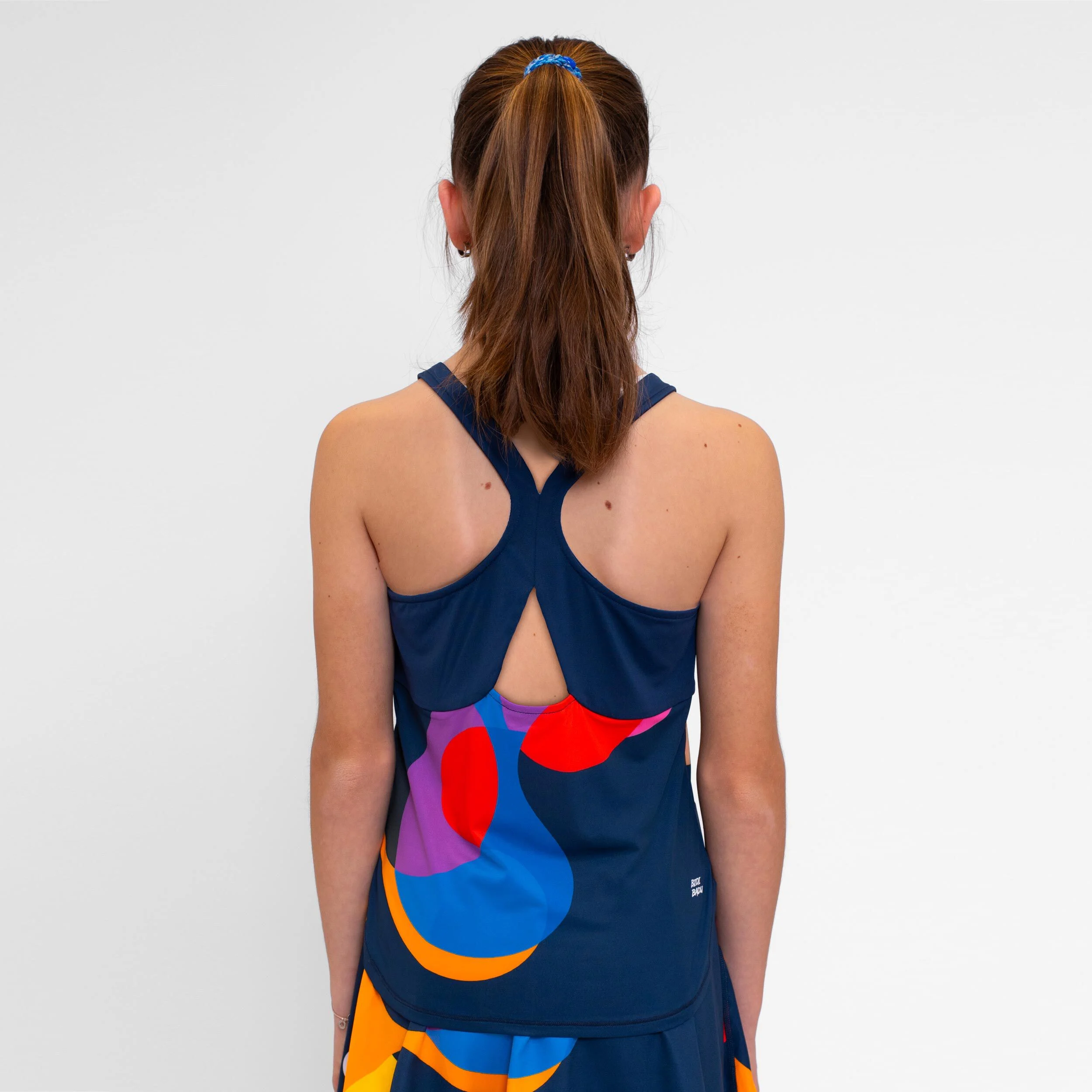 BIDI BADU Twiggy Débardeur Tank Top Filles - Bleu Foncé , Multicouleur