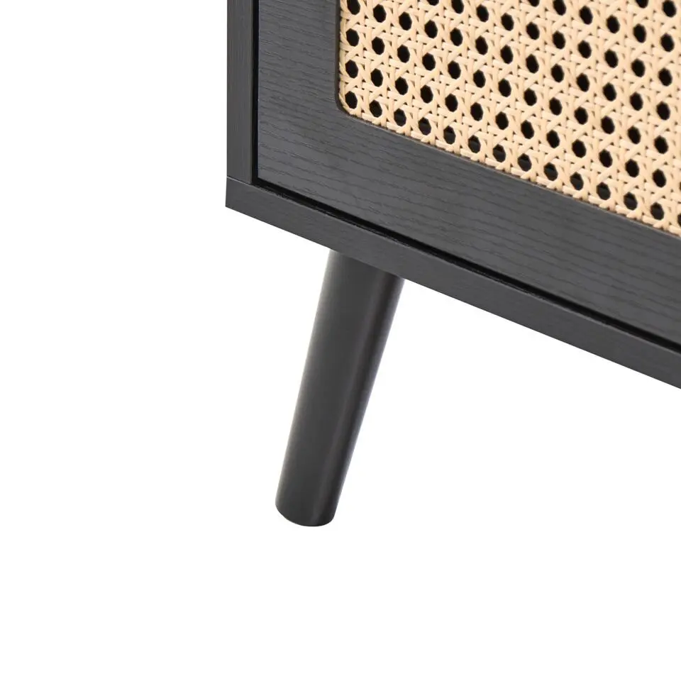 MOURA - Ladekast 6 lades - Zwart - MDF