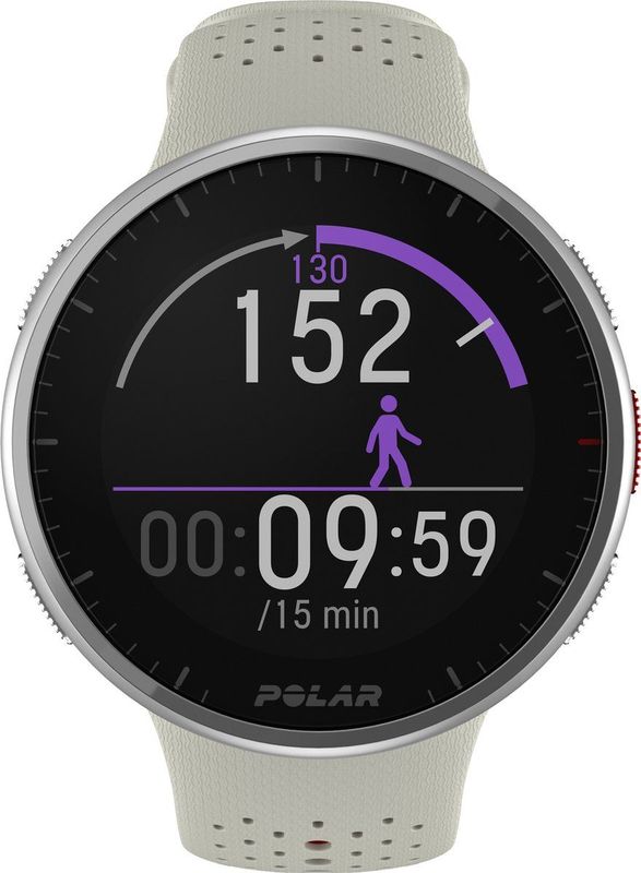Polar Pacer Pro - Geavanceerd GPS Hardloophorloge - Snow White - Maten S-L
