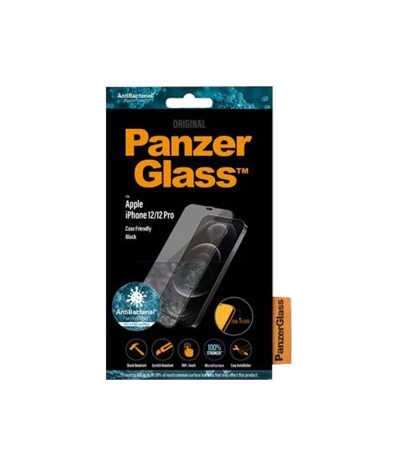 PanzerGlass - Skærmbeskyttelse Apple iPhone 12 - 12 Pro - Edge-to-Edge
