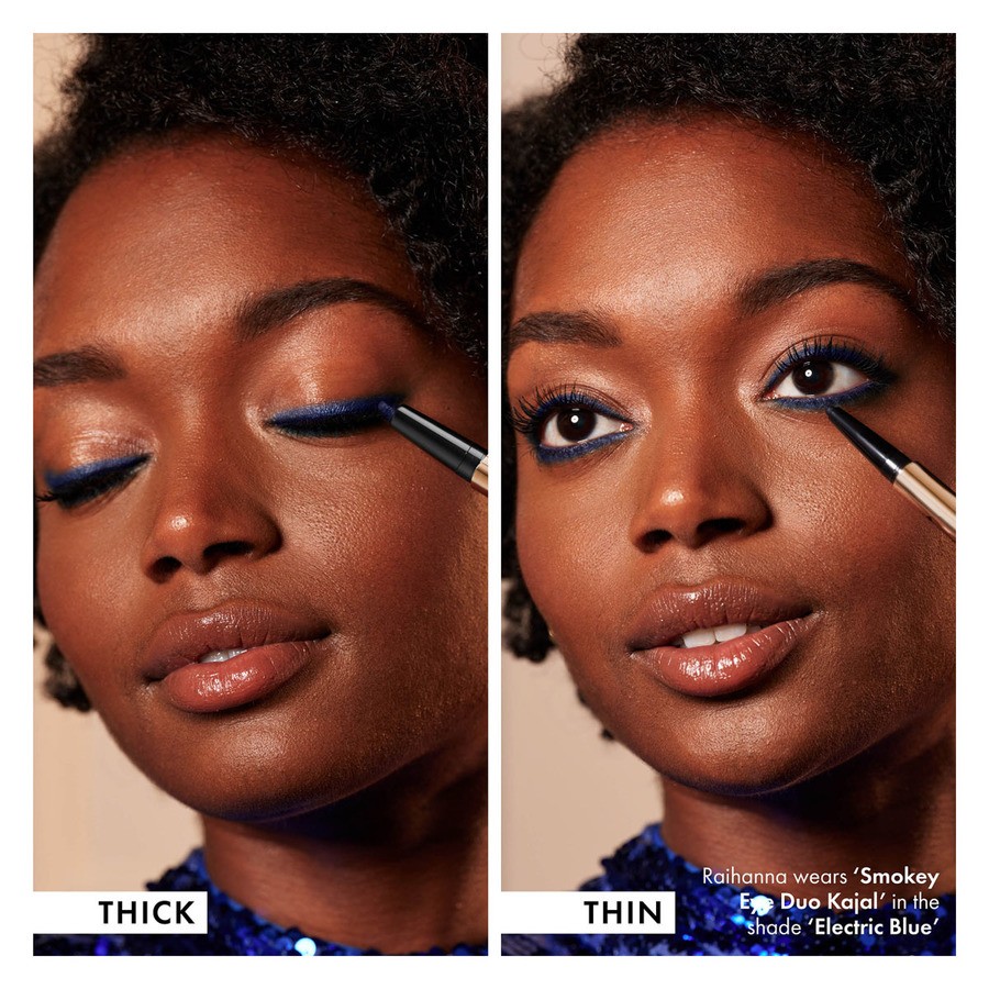 Iconic London Eyeliner Duo Smokey Eye Electric Blue 1,1g