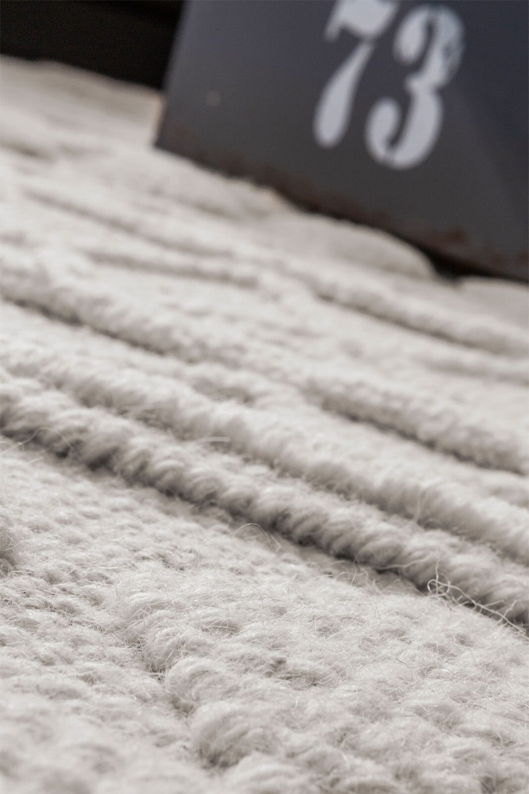 Teppich Kelim Stockholm 70 x 140 cm Creme