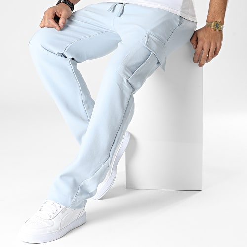 Pantalon Cargo KL-2112 Bleu Clair