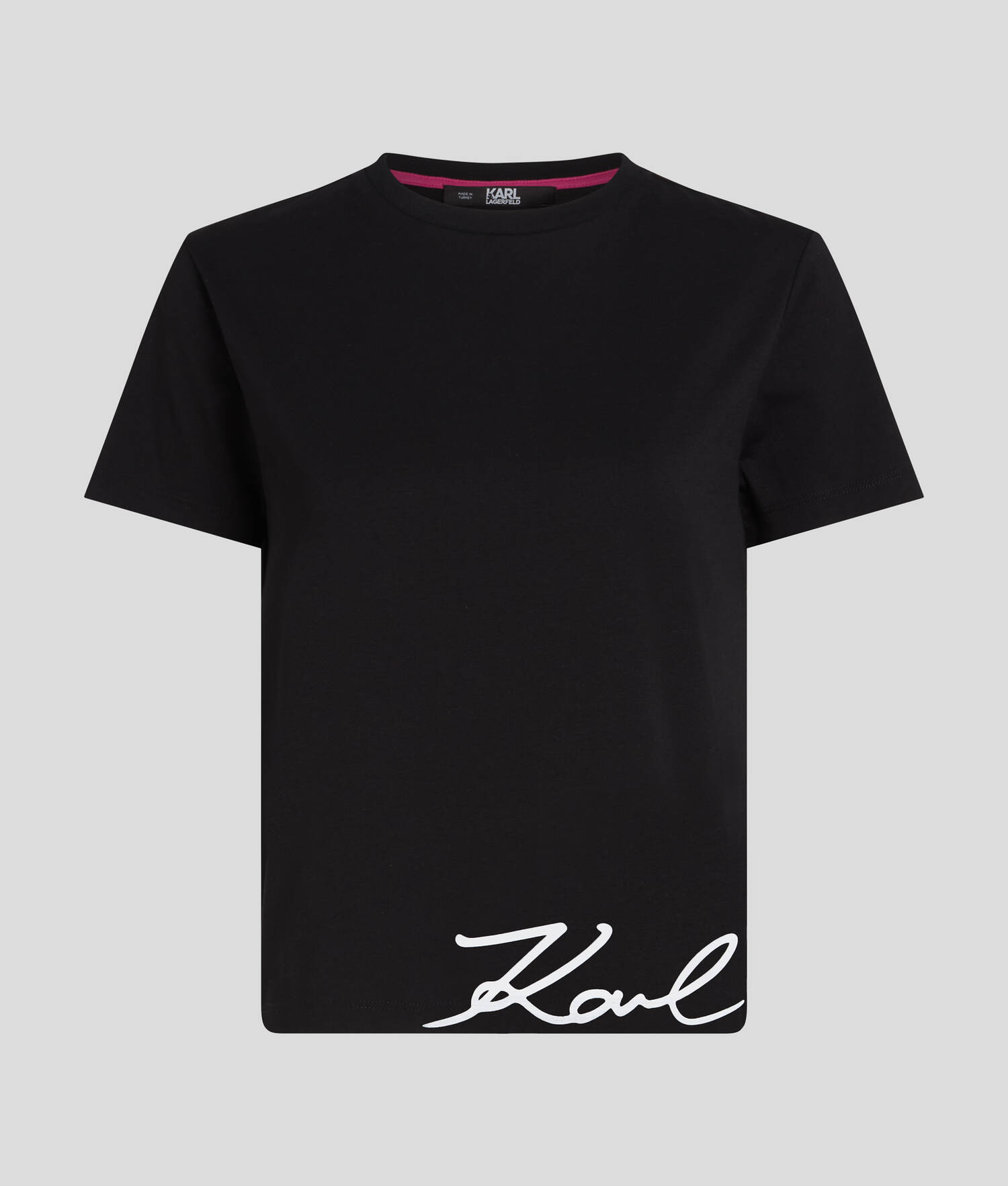 T-SHIRT À OURLET KARL SIGNATURE