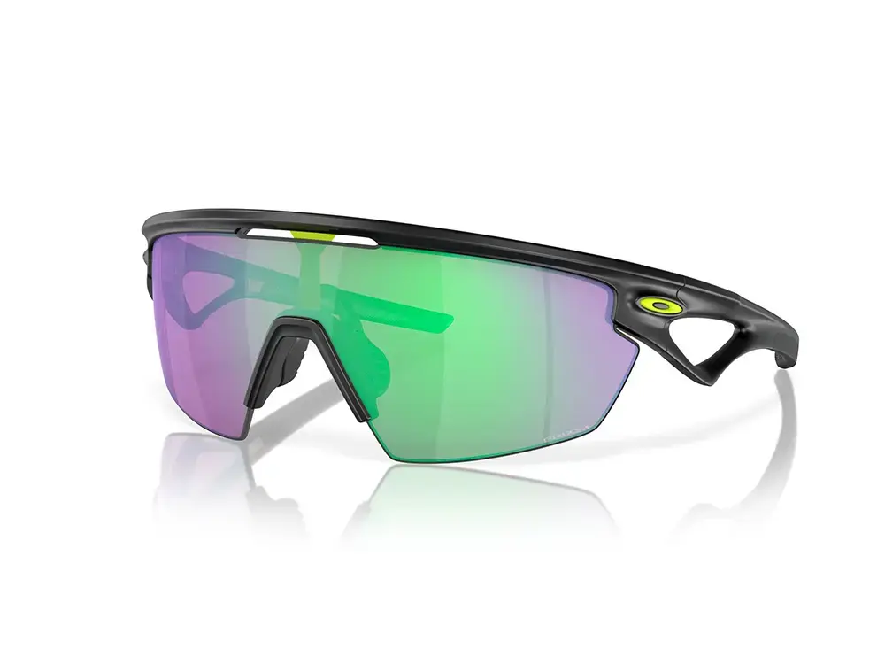 Oakley Sphaera Sport Zonnebril Prizm Road Jade Lens Mat Zwart