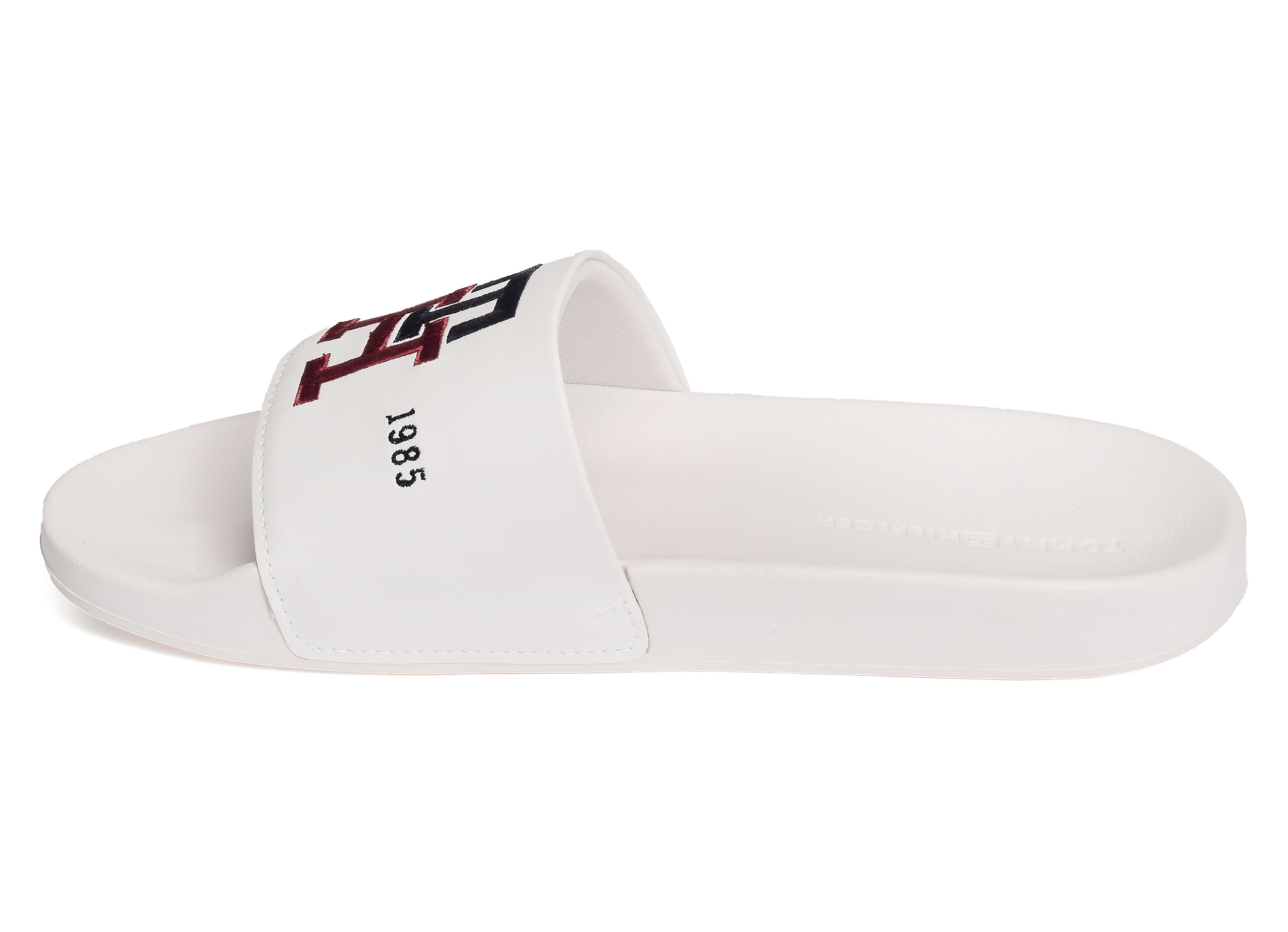 Th embroidery pool slide 4465 blanc