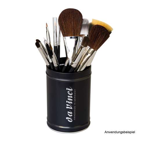 da Vinci Pinselköcher aus Metall Serie 4815E, schwarz