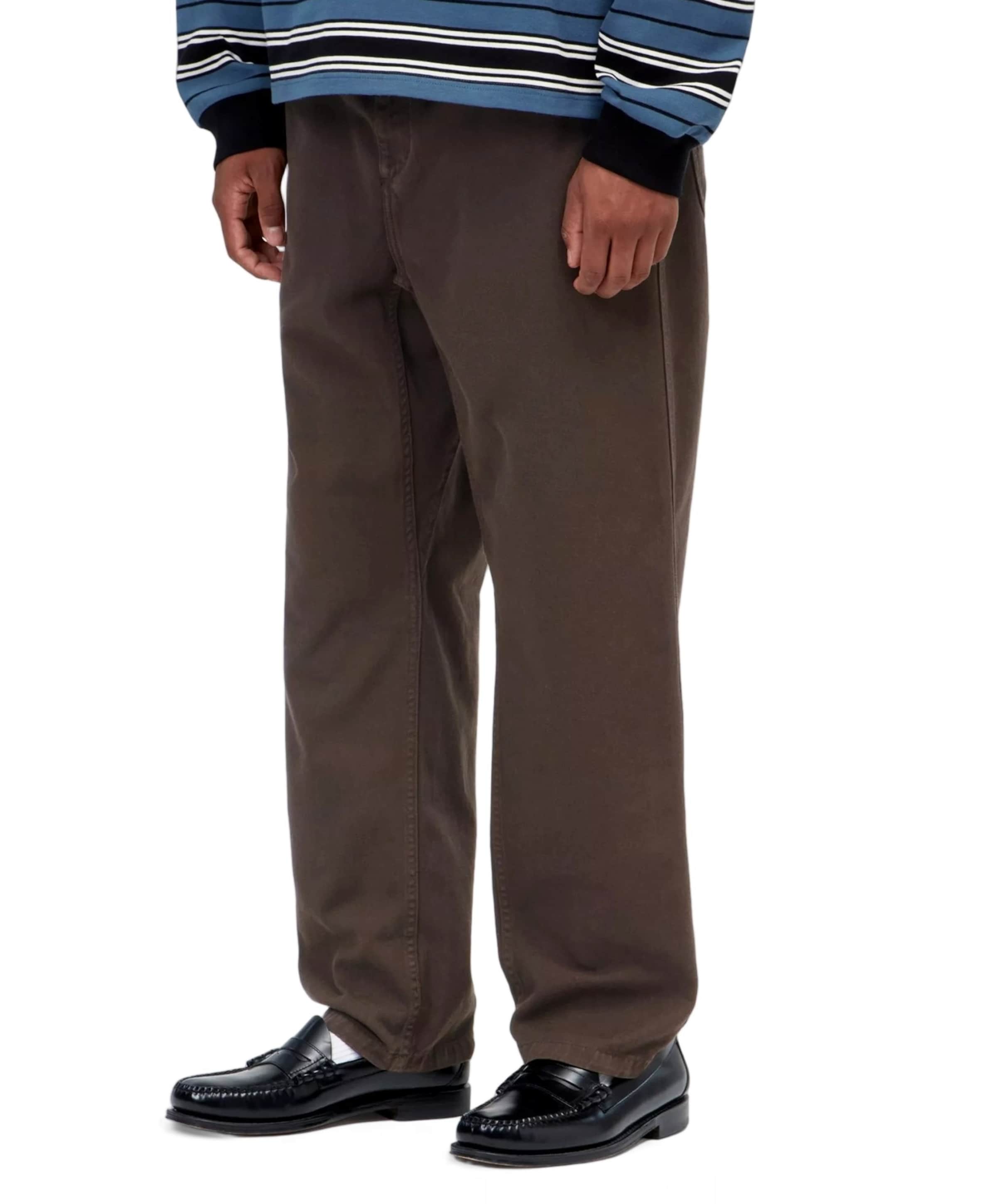 Carhartt WIP Flint Pant Organic heren broek bruin
