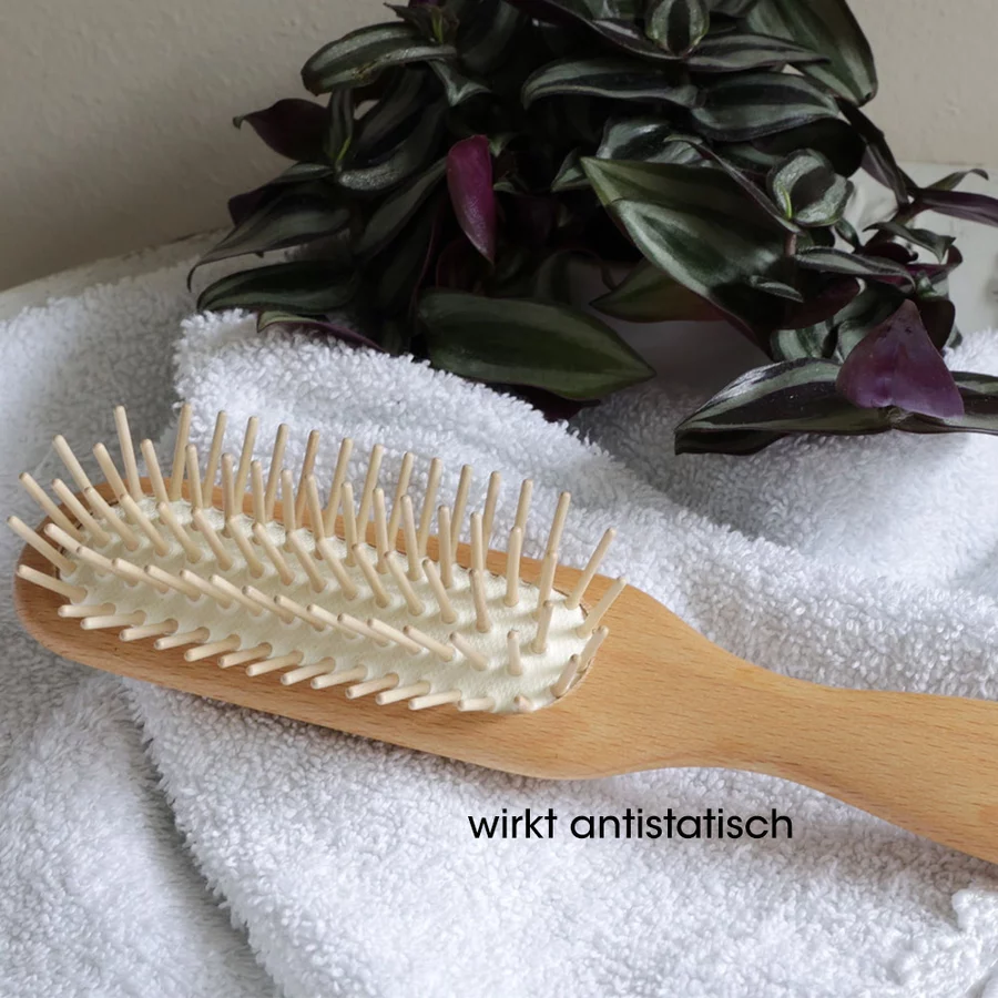 canal® Haarbürste mit Holzstiften, schmal