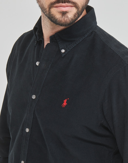 Polo Ralph Lauren - CHEMISE COUPE DROITE EN VELOURS COTELE Negro