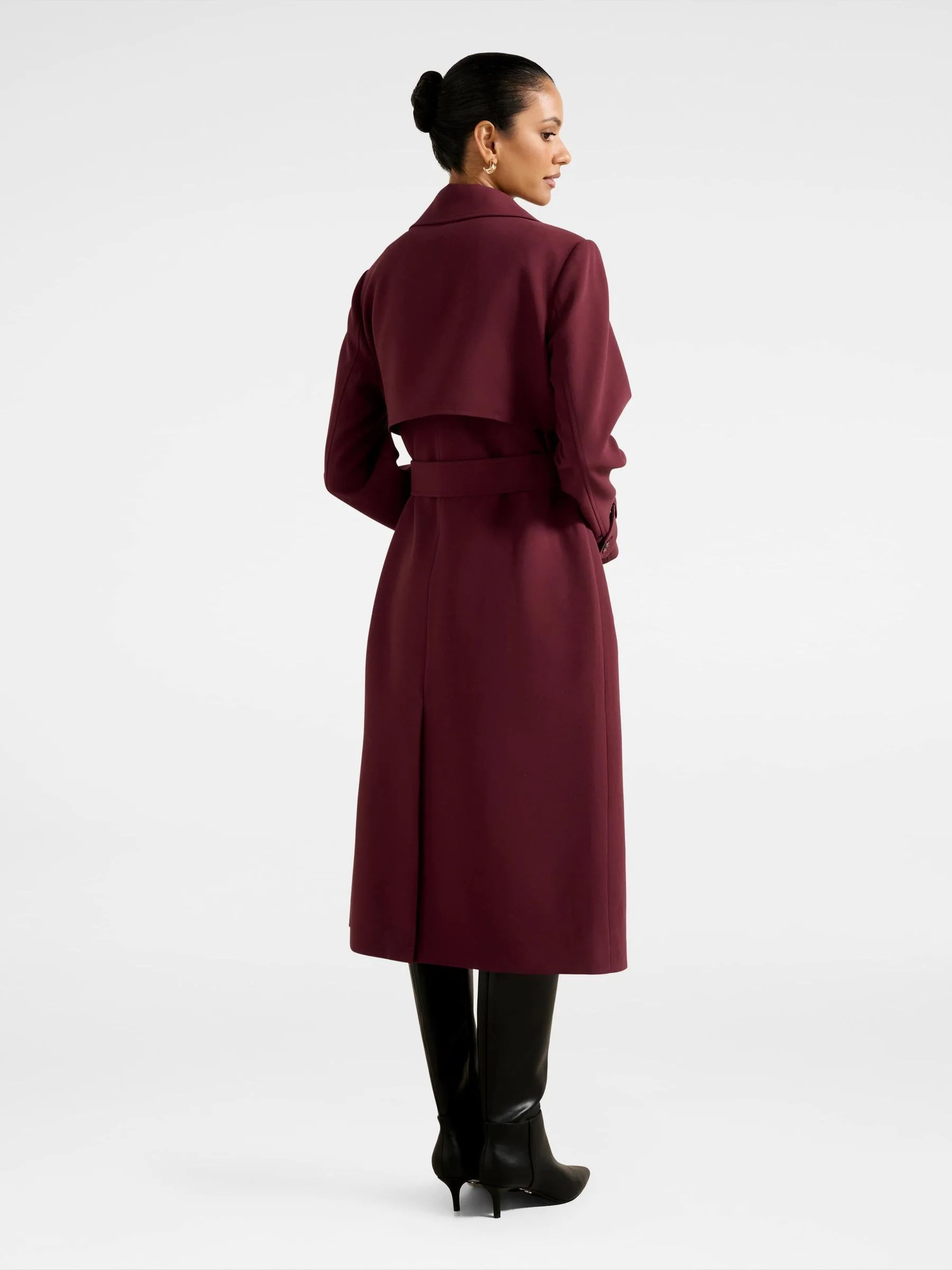 Forever New Lydia Petite Crepe Trench Coat