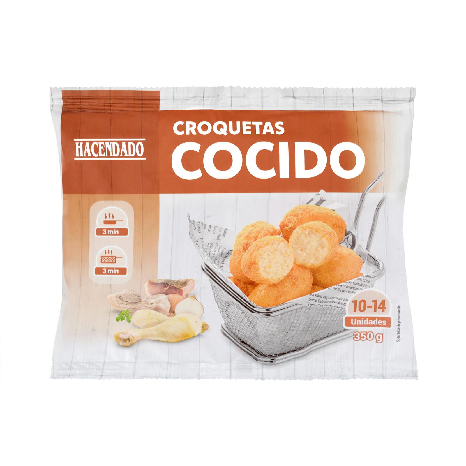Croquettes de ragoût Hacendado, surgelées