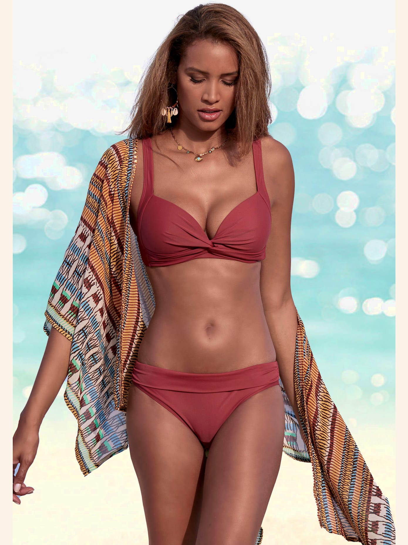 Bikini triangle effet noué tendance