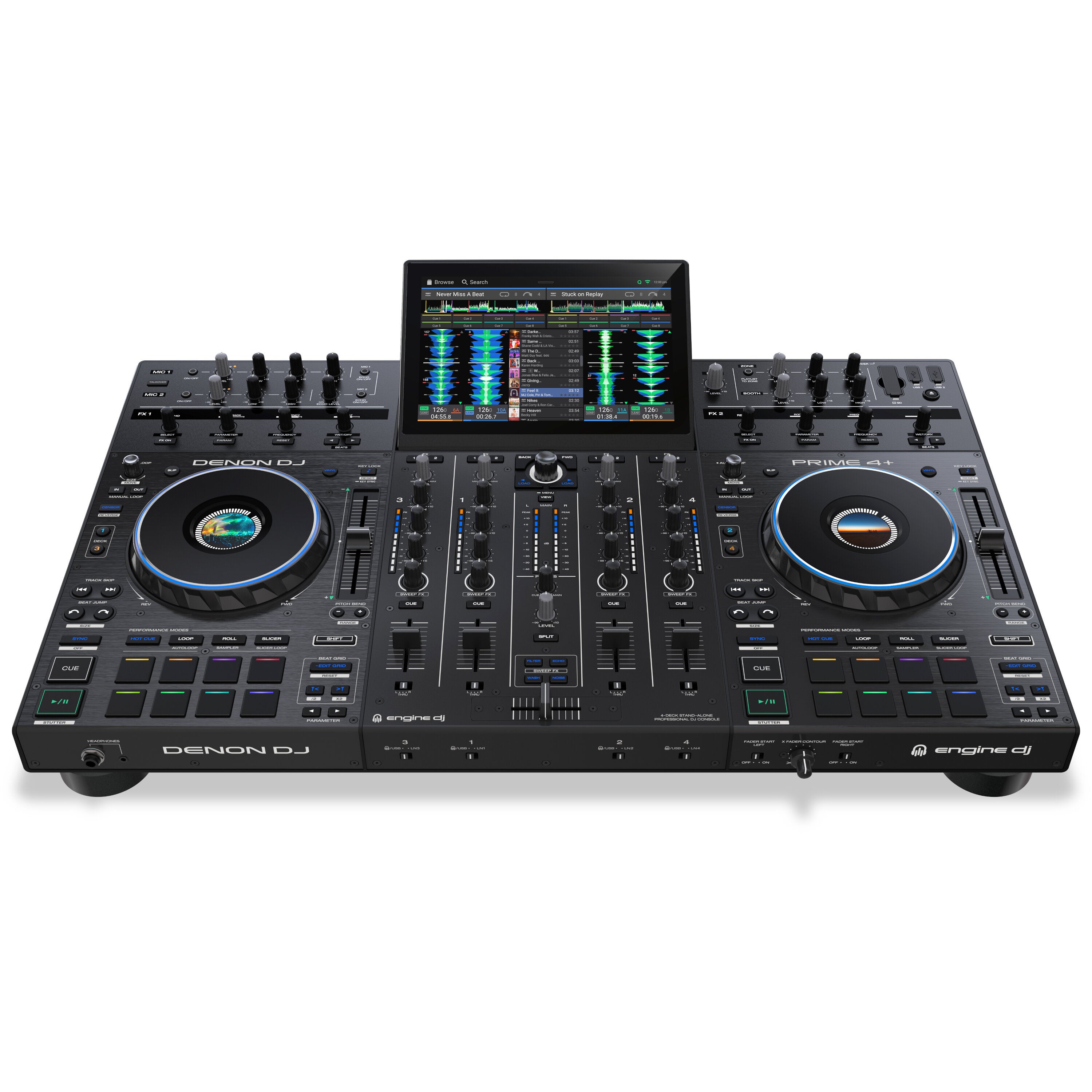 Denon DJ Prime 4+ 4-deck standalone DJ-controller