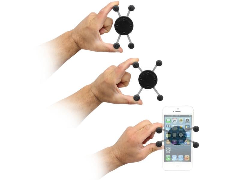 RAM Mounts Smartphone-Halterung X-Grip RAM-HOL-UN7BU Universal Smartphonehalterung, Top