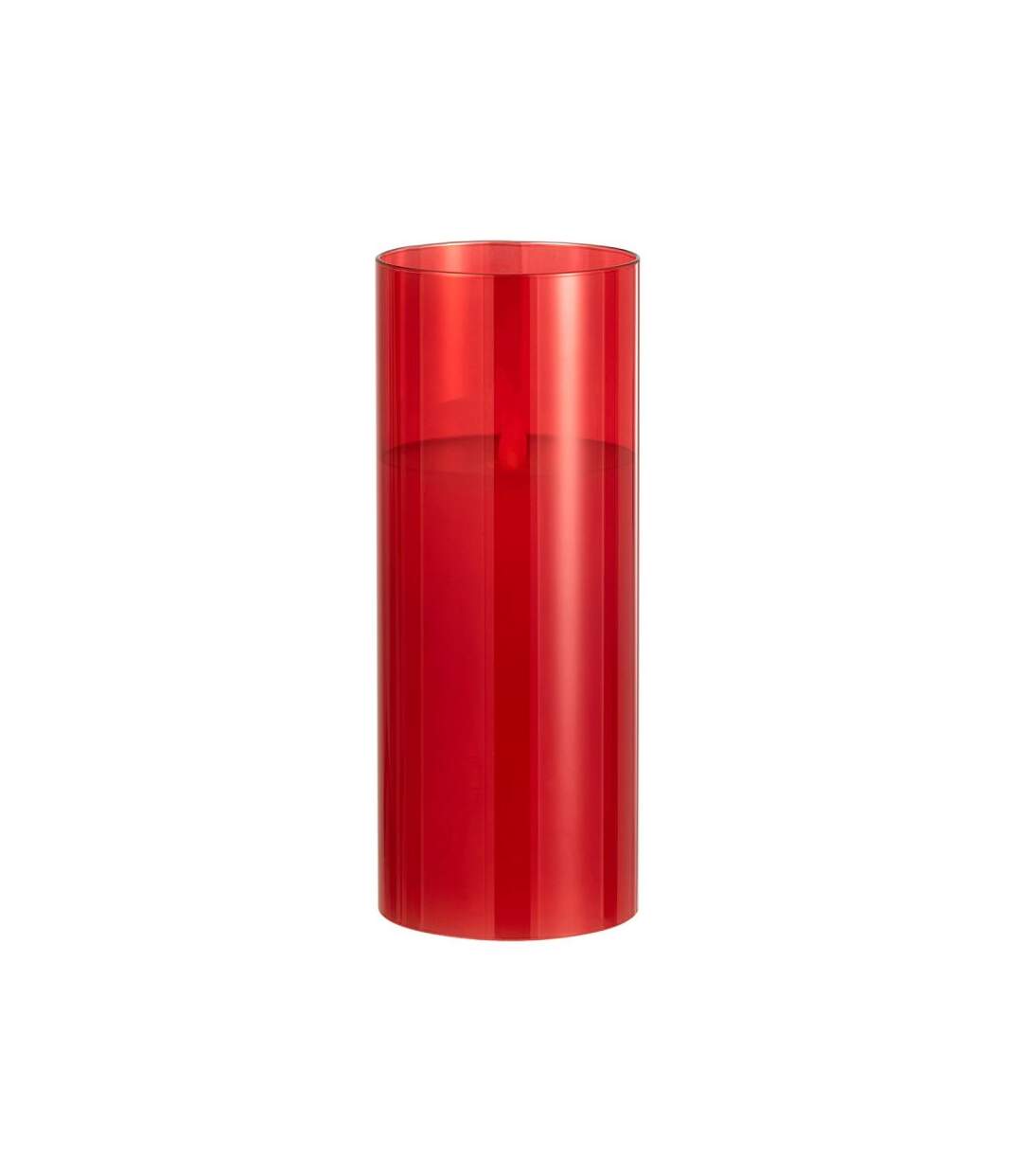 Paris Prix - Lampe à Poser Led brillante 25cm Rouge