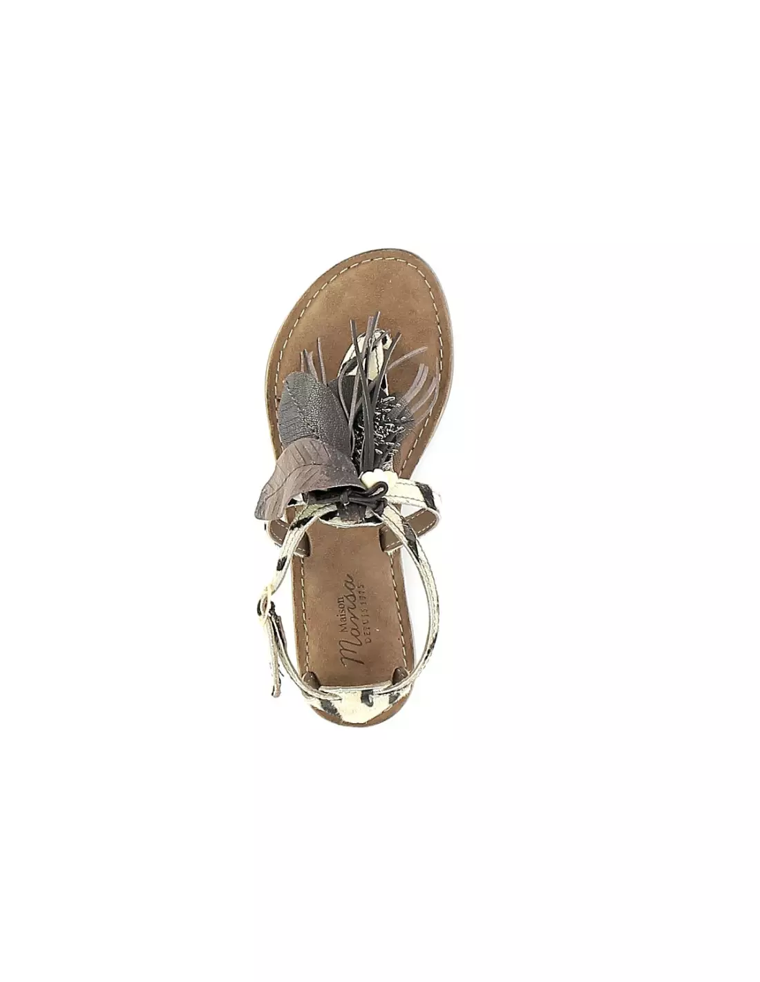 MAISON MANSA IF 7102 - Sandales & nu-pieds Zebra