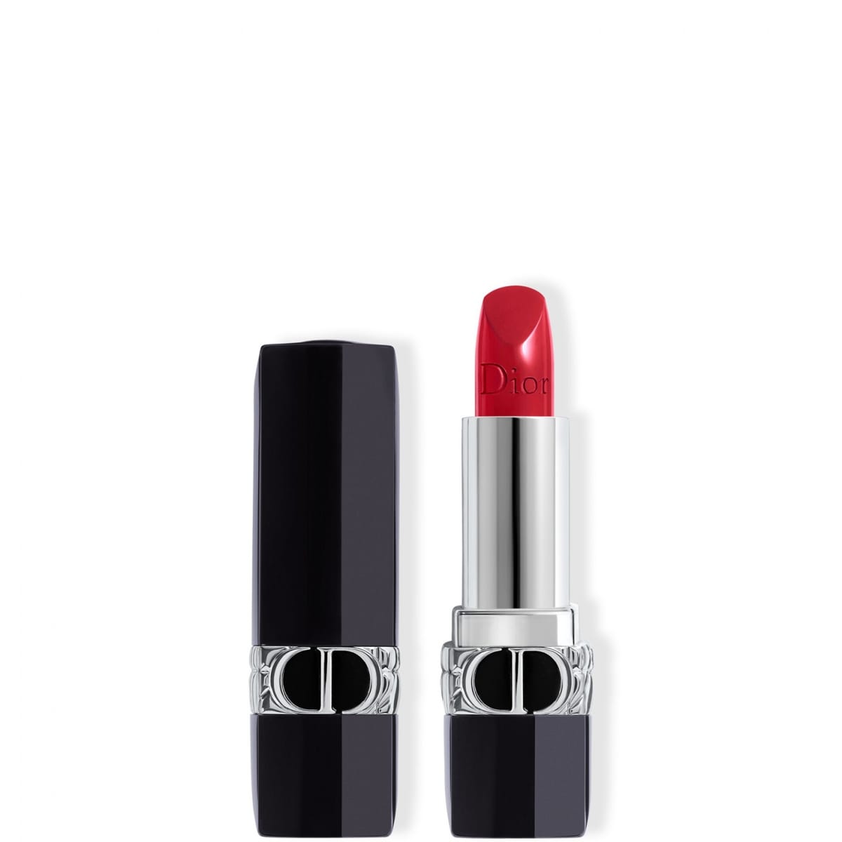 Rouge Dior Rouge Dior Rouge à Lèvres Rechargeable Couleur Couture, 4 finis : Satin, Mat, Métallique et Velours
