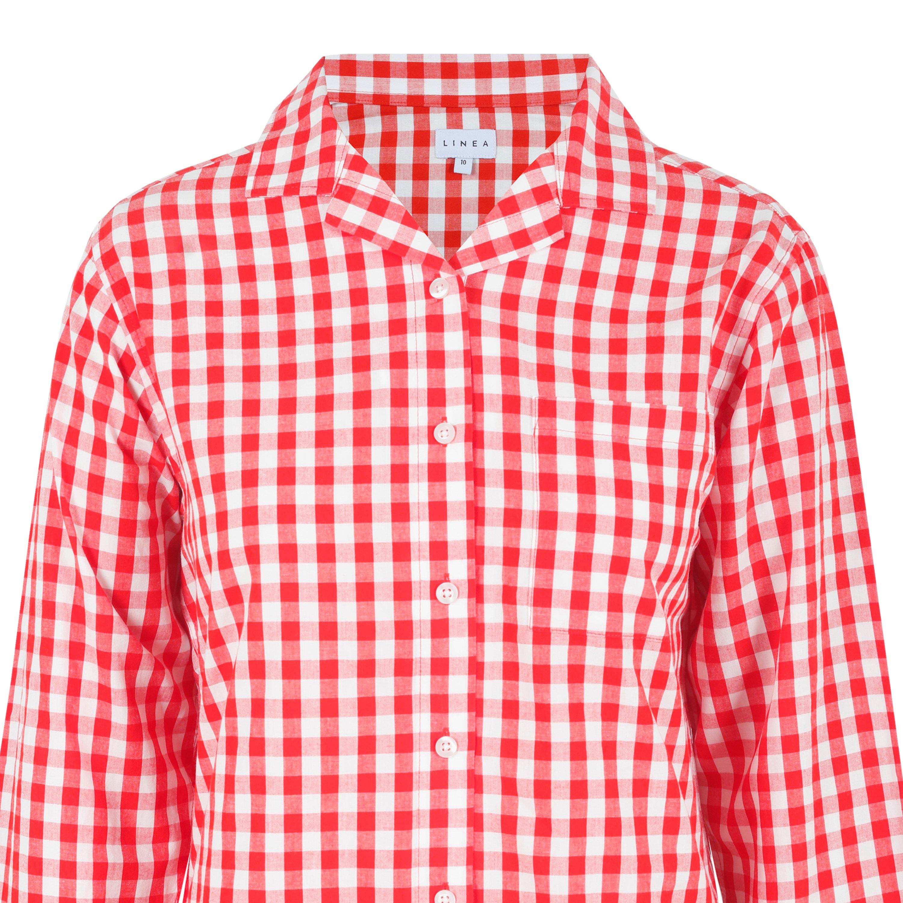 Linea LONG SLEEVE PJ SHIRT BOXY RELAXED FIT