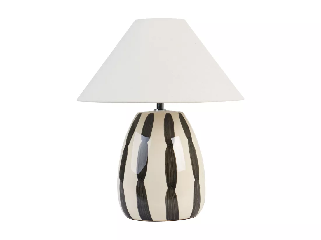 Lampe à poser LUCHETTI Céramique Noir