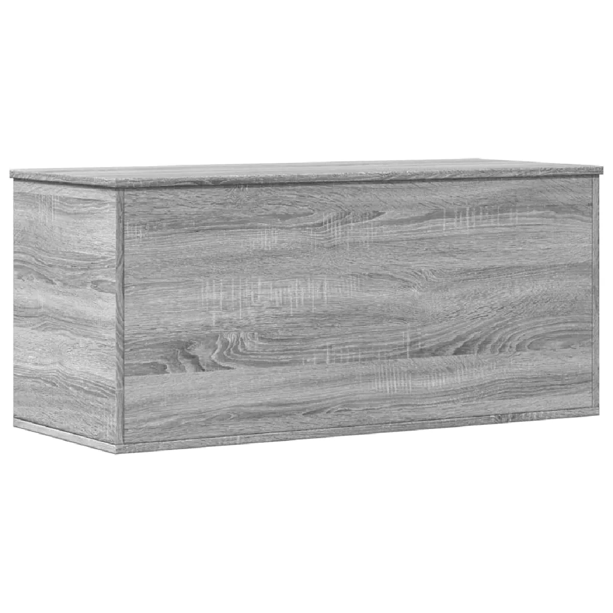 vidaXL Boîte de rangement Sonoma Gris 100x42x46