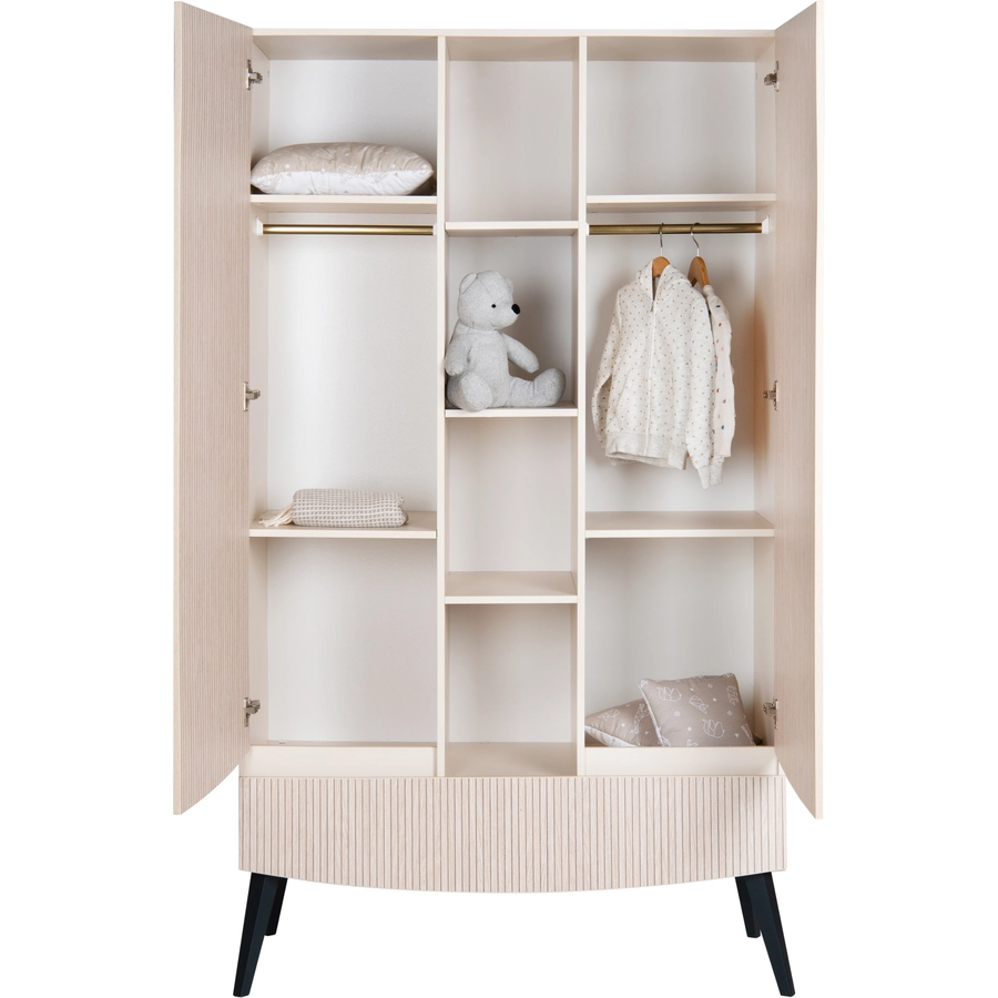 Schardt Kleiderschrank Smile Connery naturCarat beige 2-türig