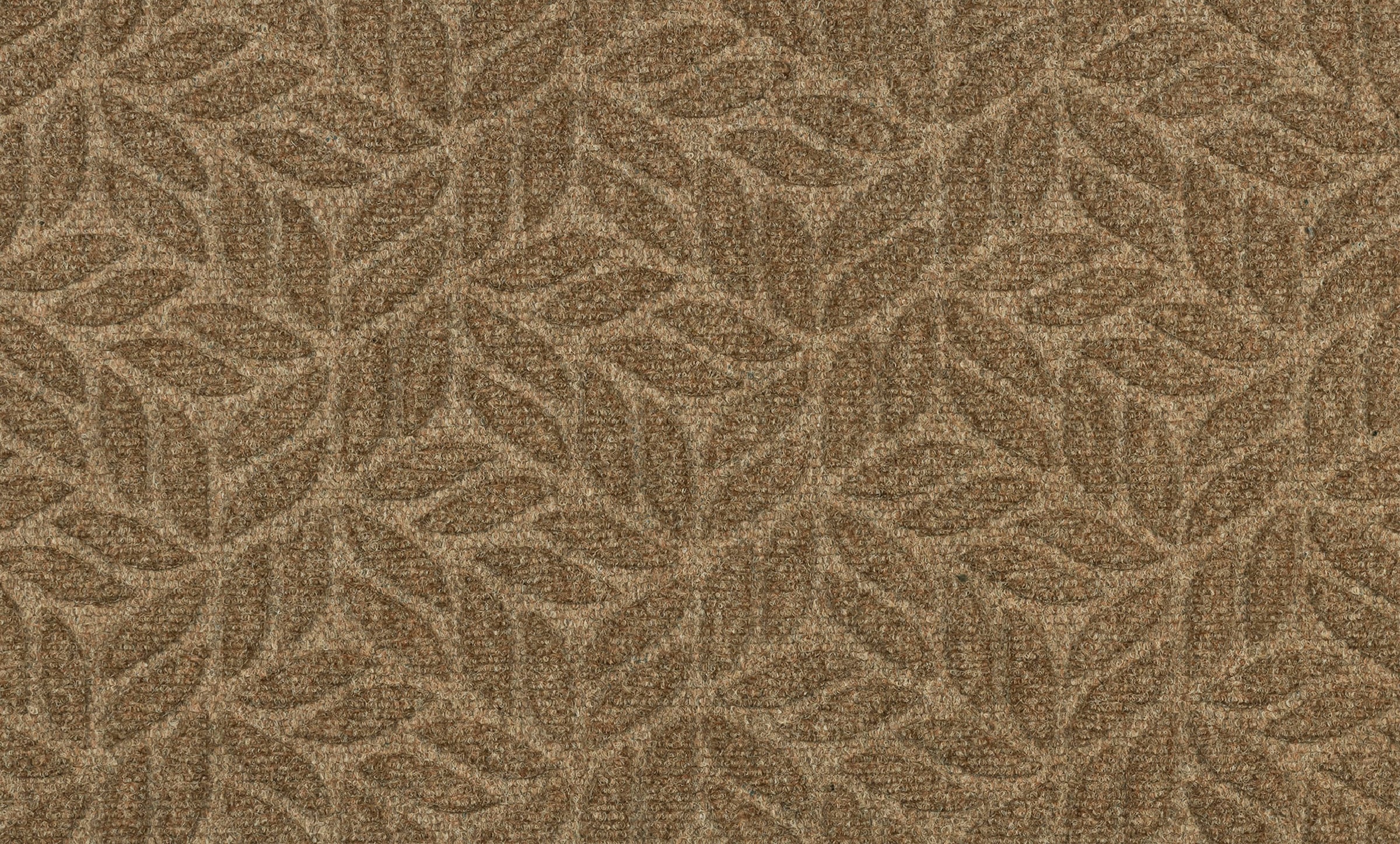 wash+dry by Kleen-Tex Fussmatte »DUNE Leaves Taupe« rechteckig 8 mm Höhe
