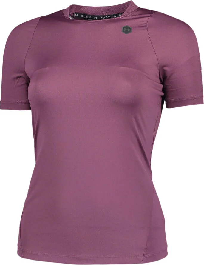 Under Armour Rush Ss T Shirt Lilla