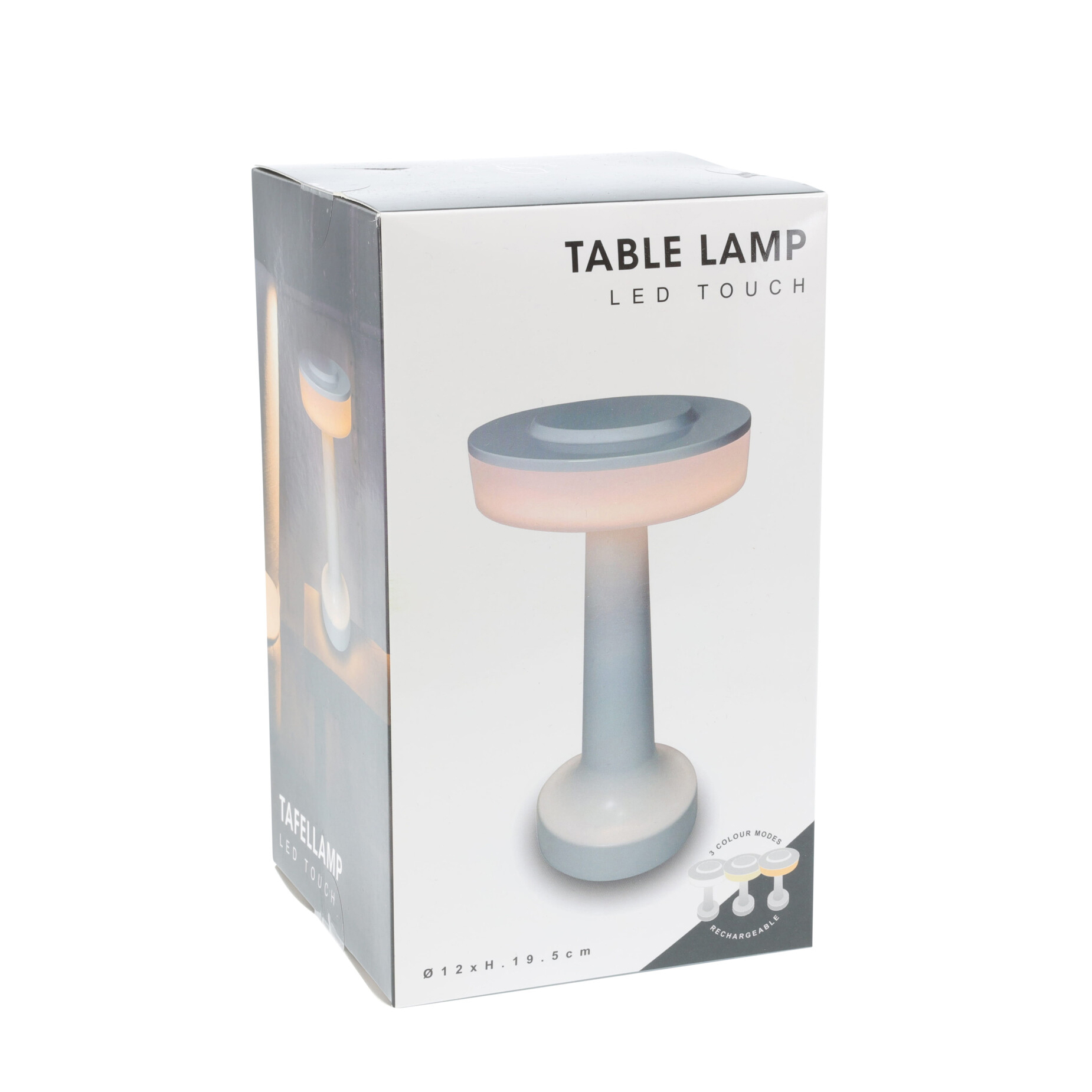 LED Tischlampe mit Akku weiss