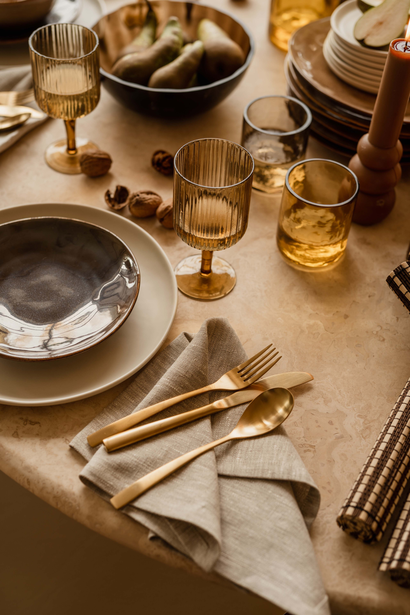 Bestekset Noma champagne - set van 16