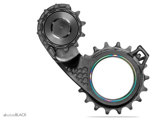 Chape de Dérailleur Hollowcage AbsoluteBlack pour Shimano Ultegra 8150 12 V Rainbow