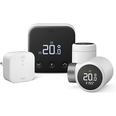 Thermostat connecté Tado Filaire Kit de demarrage X et 2 tetes thermostatiques X