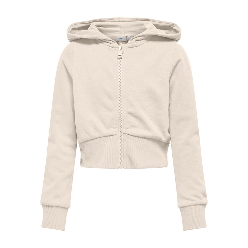 Kids ONLY Sweat Zippe Beige Fille Kids ONLY Kogbella