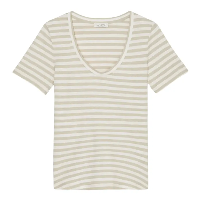 Marc O'Polo Striped V-neck Shirt Dames