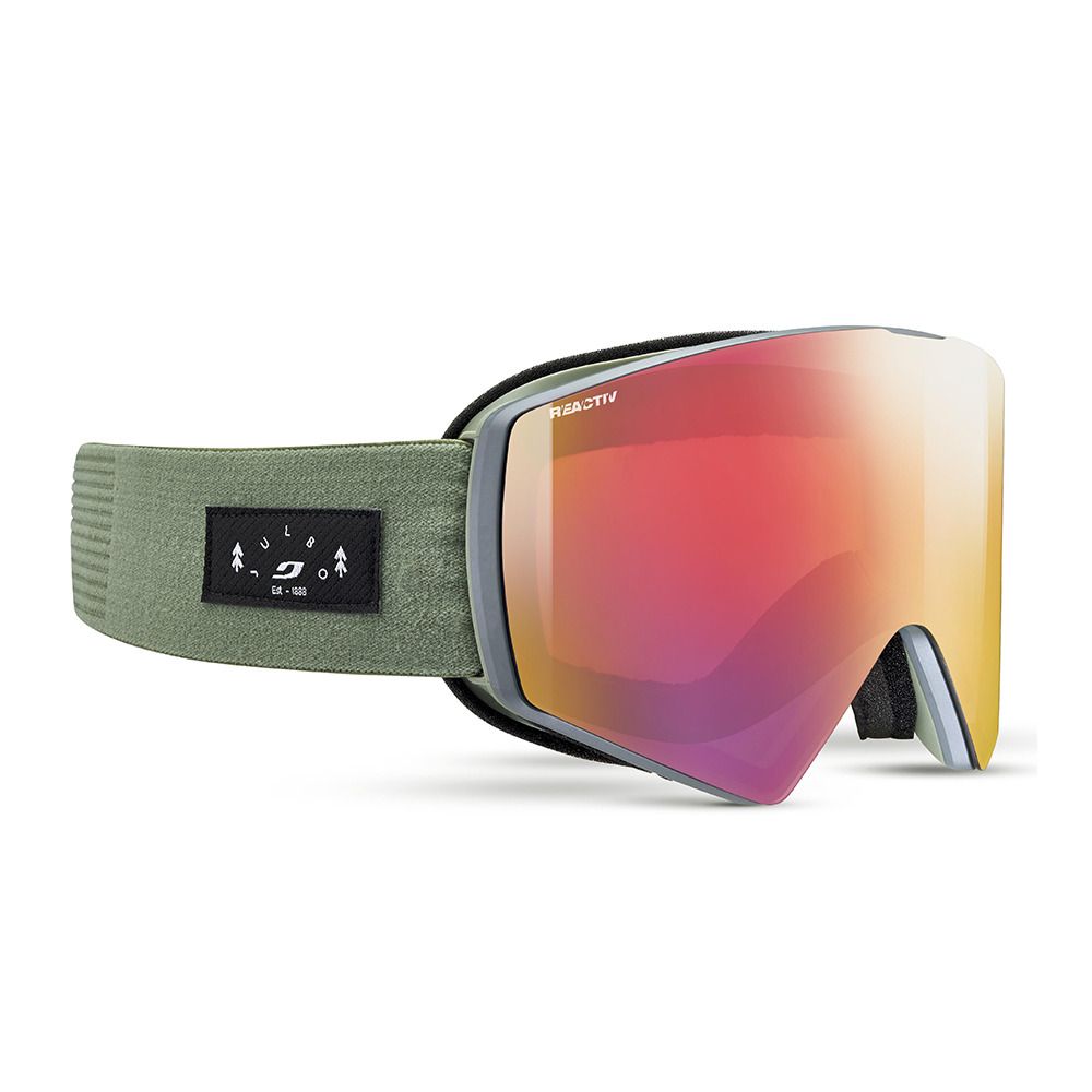 Julbo RAZOREDGE - Masque ski Homme gris/vert/rouge