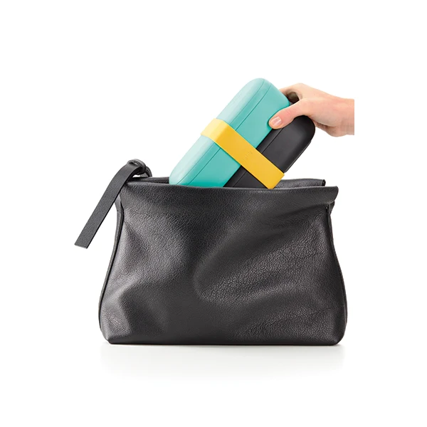 Lunch Box basics To Go turquoise 1 L Lékué