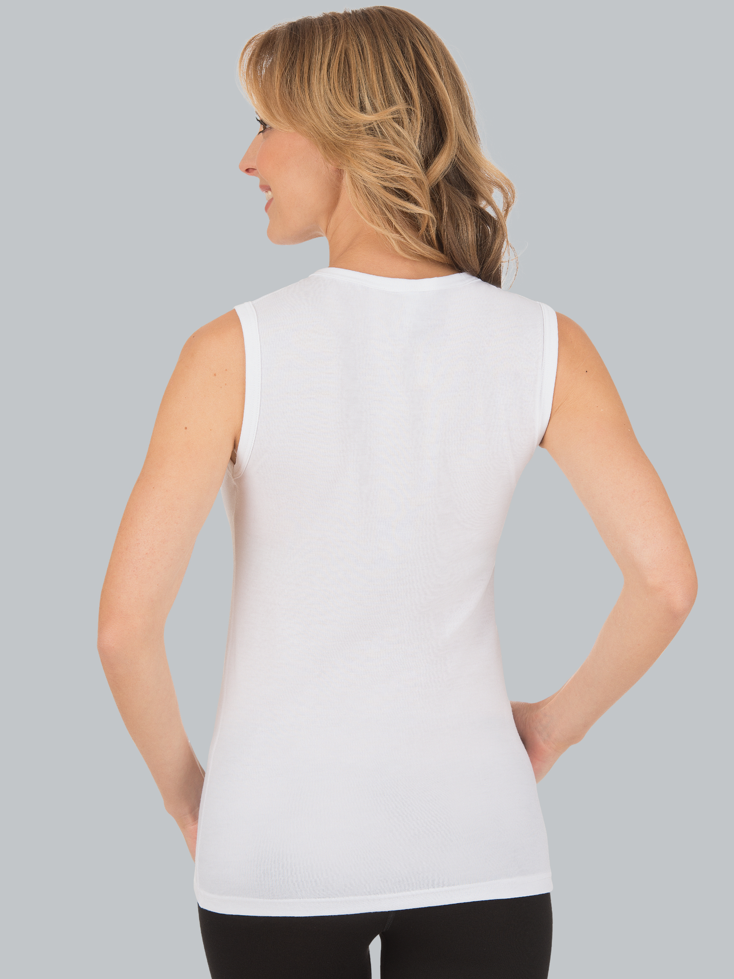 Ski-/Sport-Trägershirt Weiss