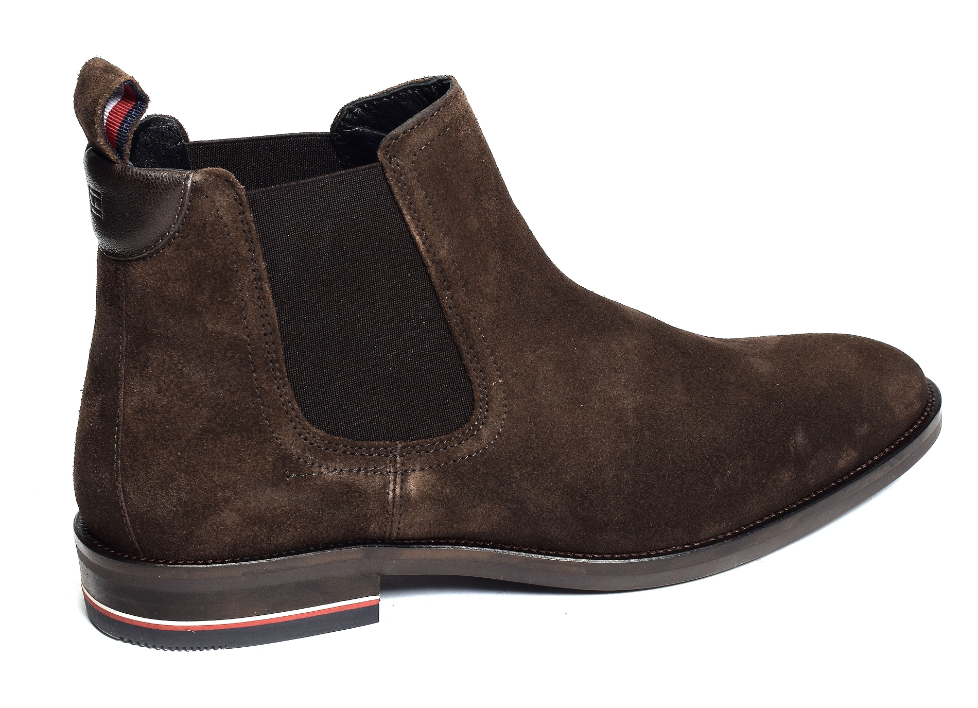 Signature hilfiger suede chelsea 4175 marron