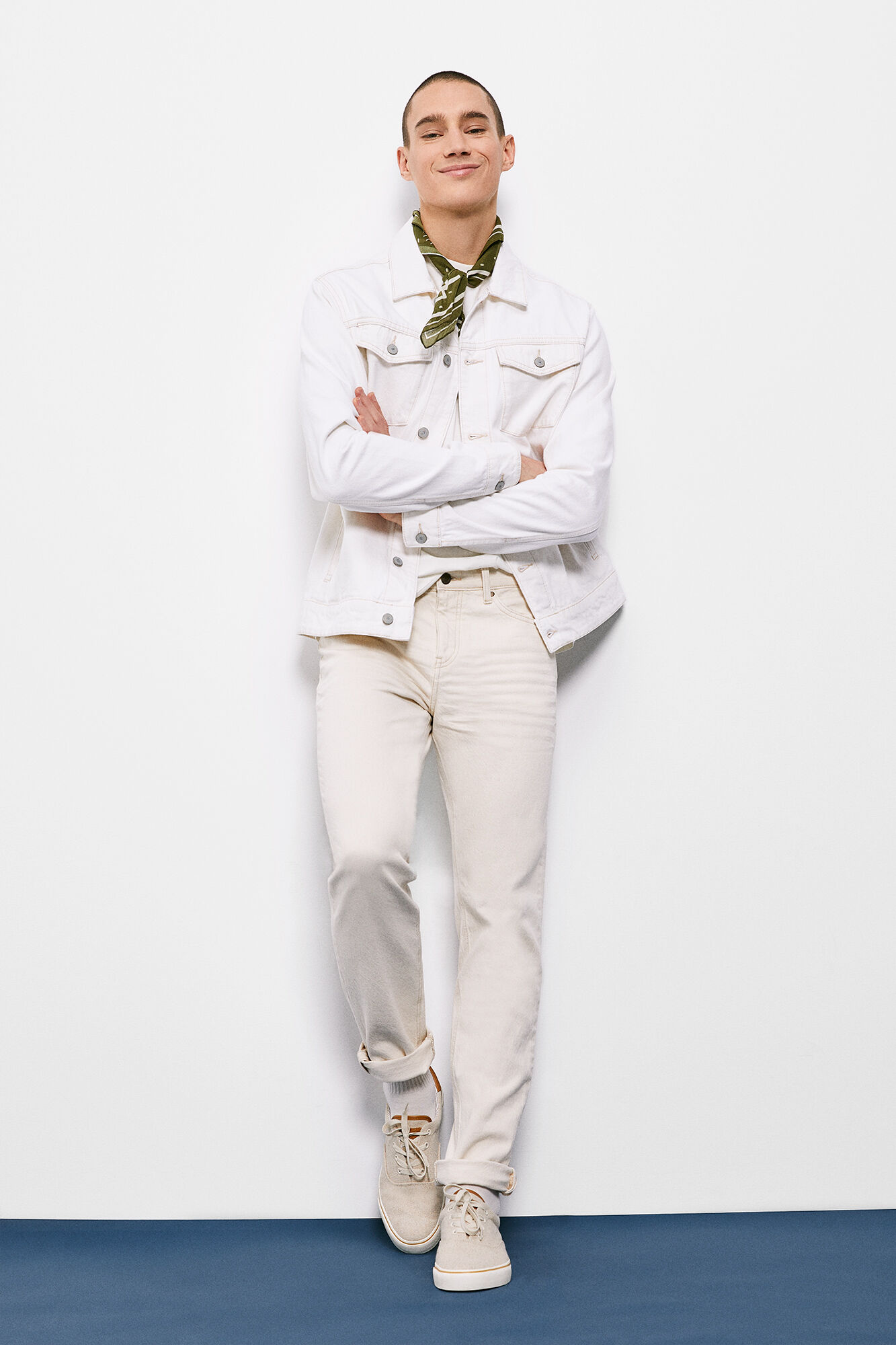 Jaqueta jeans - cor marfim