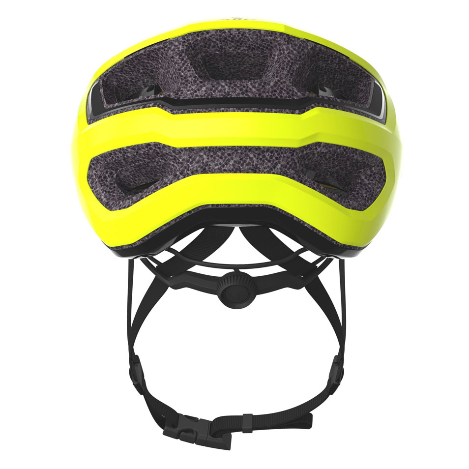 SCOTT Arx Plus cykelhjelm MIPS Black/Radium Yellow RC