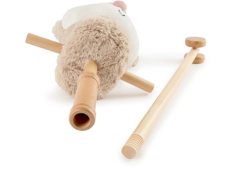 bieco Steckentier Reh Ella Beige/Weiss Steckenreh