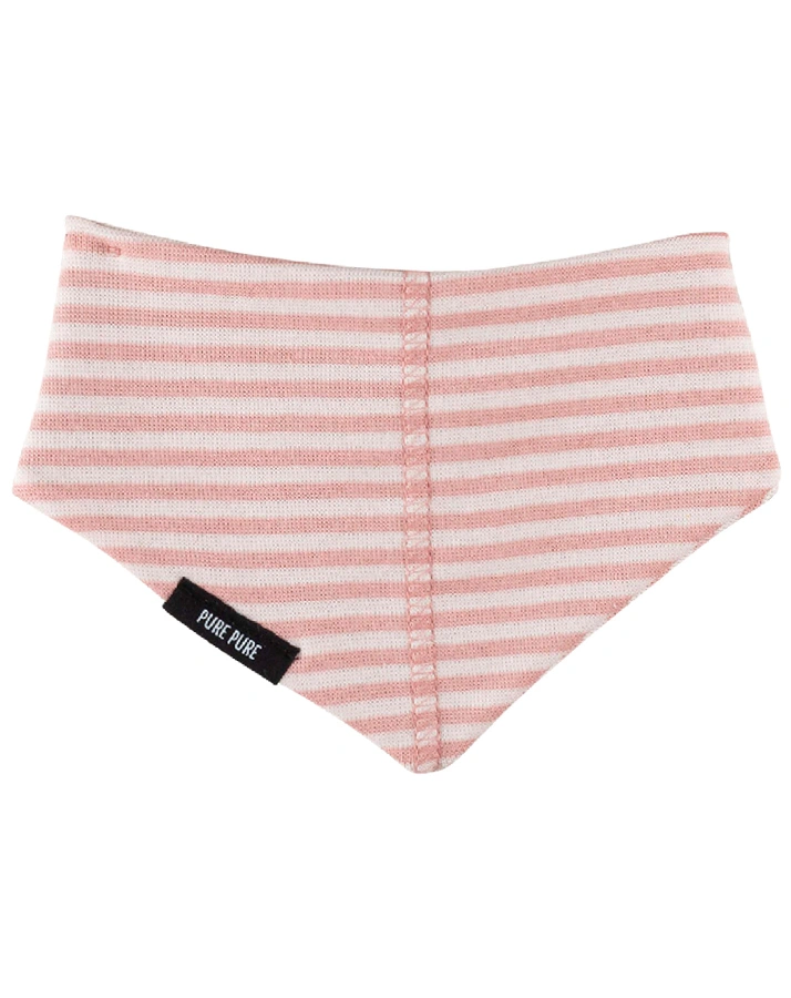 Dreieckstuch BABY STRIPES in peach rose
