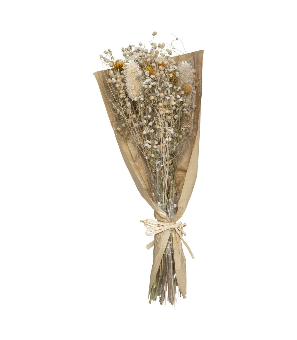 Bouquet de fleurs séchées d. 19 x h. 48 cm