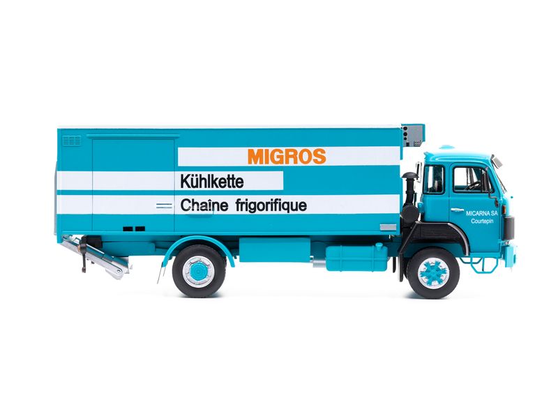 ACE LKW Saurer D290 Frigo Migros Kühlkette 1:50 Massstabgetreues Modell eines Kuehlwagens