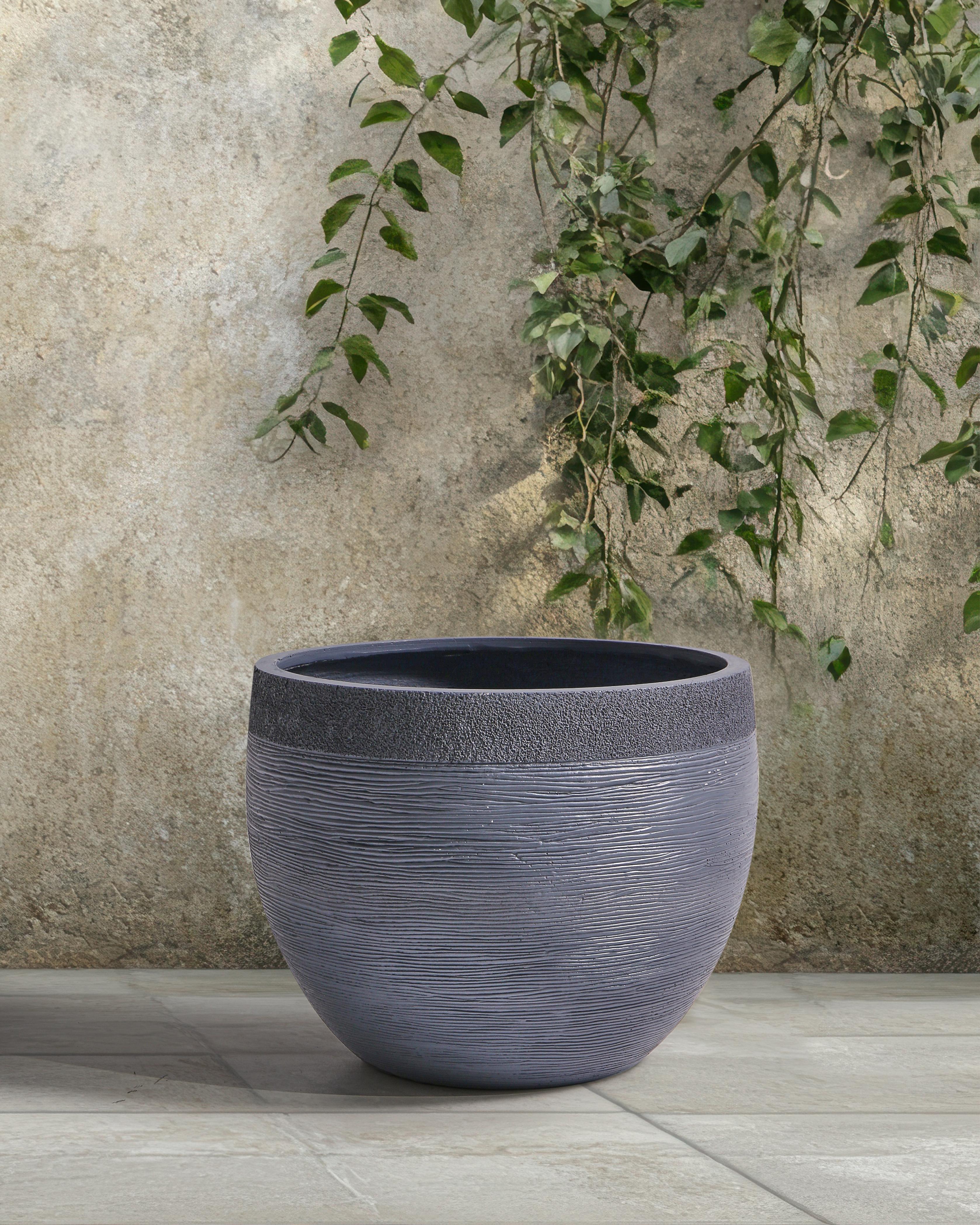 Bloempot ZAKROS 50 cm Grijs